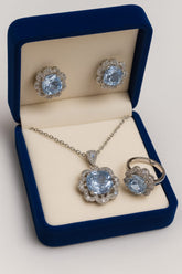 Zircon Locket Set-76 (White)